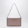 Stella McCartney Falabella Pink Clutch Shoulder Bag with Rhinestones