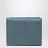 Stella McCartney Light Blue Falabella Trifold Wallet With Chain