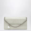 Stella McCartney Light lime green Falabella shoulder wallet bag