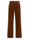 7 For All Mankind Stovepipe Straight Velvet Pants