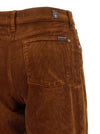 7 For All Mankind Stovepipe Straight Velvet Pants