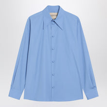  Valentino Light blue cotton shirt