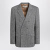 Valentino Double-breasted jacket in natté wool bouclé