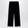 Valentino Black cotton velvet trousers