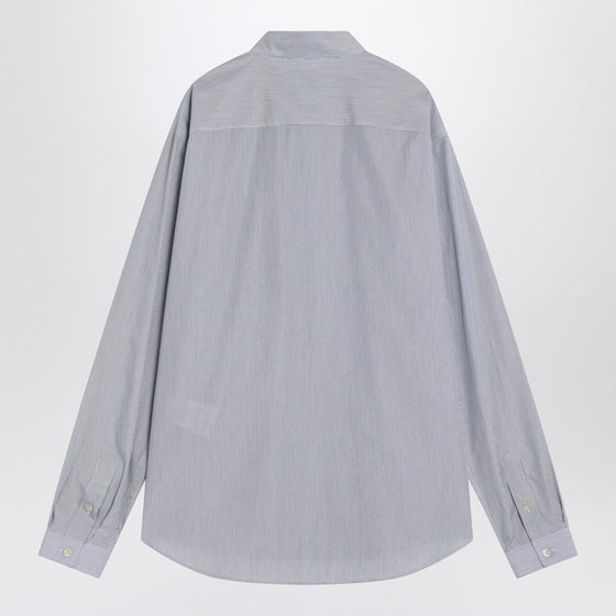 Valentino Light blue cotton shirt with logo