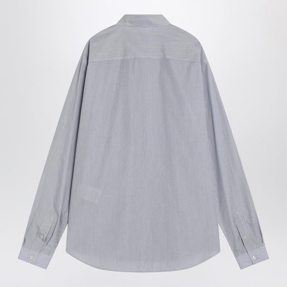 Valentino Light blue cotton shirt with logo