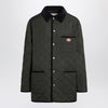 Valentino Olive green quilted jacket with VLogo patch