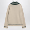 Valentino Butter-coloured sweater with Le Chien de la Maison embroidery