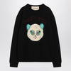 Valentino Black sweater with Le Chat de la Maison patch