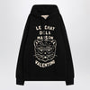 Valentino Black sweatshirt with Le Chat de la Maison patch