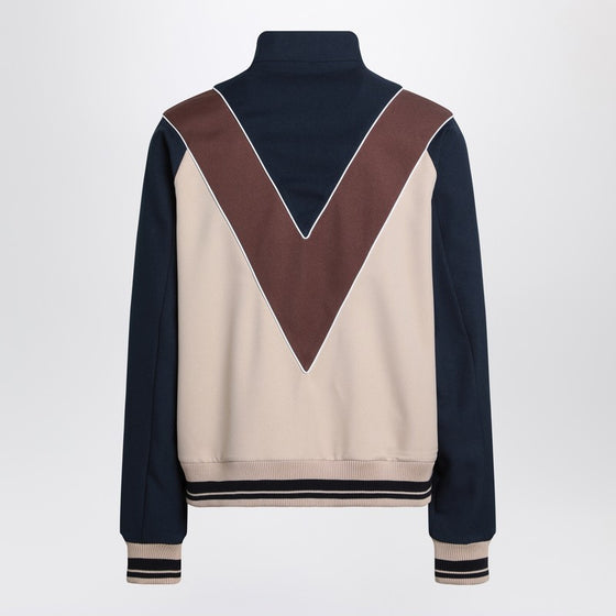Valentino Zip-up sweatshirt with VLogo patch