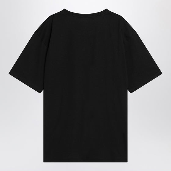 Valentino Black T-shirt with Le Chat de la Maison print