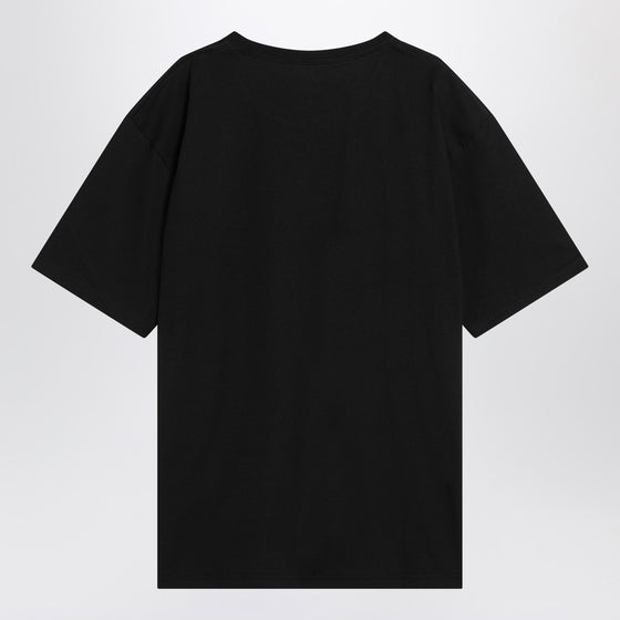 Valentino Black T-shirt with Le Chat de la Maison print