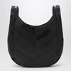 Valentino Garavani Small Hoboho bag in black chevron-pattern nappa