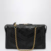 Valentino Garavani Panthea bag in black chevron-pattern nappa