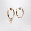 Valentino Garavani Je Les V crystal metal hoop earrings
