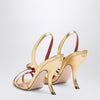Valentino Garavani Fetishique sandals gold leather