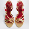 Valentino Garavani Fetishique sandals gold leather