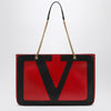 Valentino Garavani Large Viva Superstar bag red/black