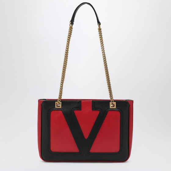 Valentino Garavani Viva Superstar small red/black bag