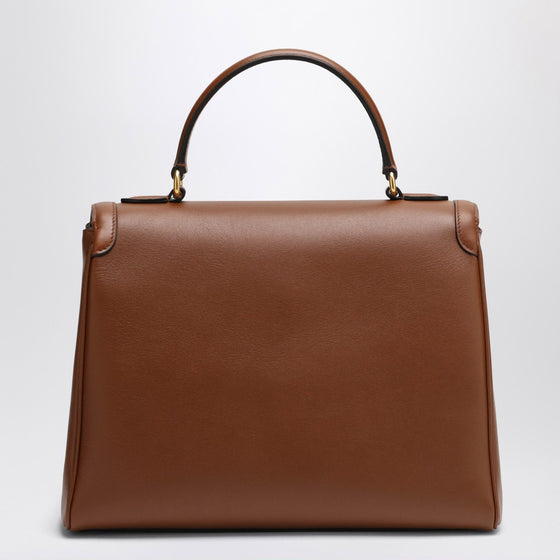 Valentino Garavani Large shoulder bag 9TO5 tobacco