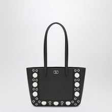  Valentino Garavani Mini Nellcôte black grained calfskin bag