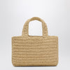 Valentino Garavani Viva Superstar Crochet small natural/black bag