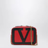 Valentino Garavani Viva Superstar chain belt bag red/black