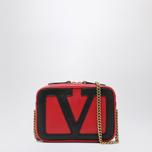  Valentino Garavani Viva Superstar chain belt bag red/black