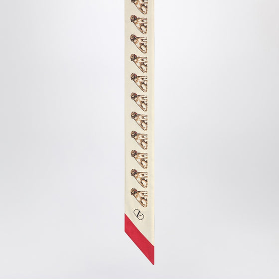 Valentino Garavani Petit Charles Bandeaux scarf in silk
