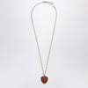 Valentino Garavani Coeur Royal red necklace