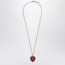  Valentino Garavani Coeur Royal red necklace