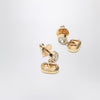 Valentino Garavani Gold Ovalette earrings with Swarovski crystals