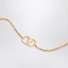 Valentino Garavani Vlogo Signature gold metal bracelet