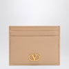 Valentino Garavani Vlogo Signature credit card holder Rose Sand