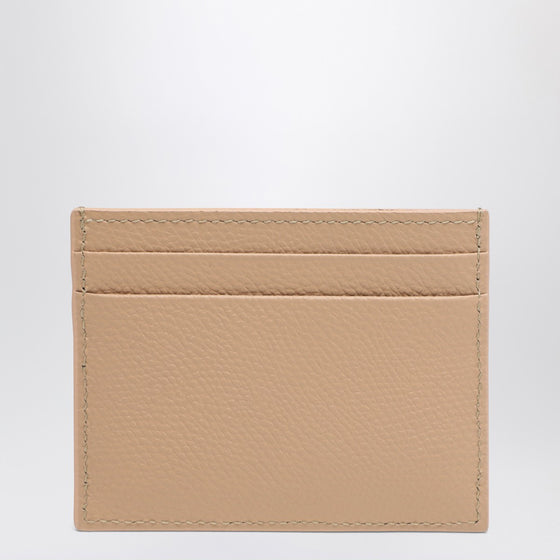 Valentino Garavani Vlogo Signature credit card holder Rose Sand