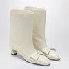 Valentino Garavani Ivory Bowow ankle boots