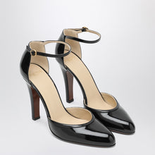 Valentino Garavani Hi Dolly black patent leather pumps