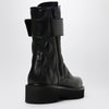 Valentino Garavani Quiltie 67 combat boots black leather