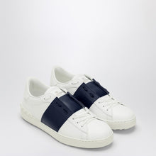  Valentino Garavani White/marine blue Open sneakers