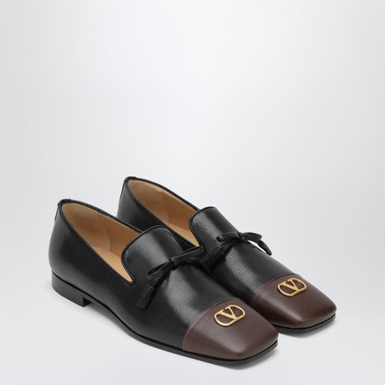 Valentino Babouchoes VLogo Loafers in Leather