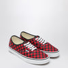 Valentino Garavani X Vans Sneaker Low-Top red/black with VLogo Checkerboard print