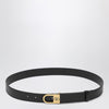 Valentino Garavani Black Vlogo Signature belt