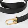 Valentino Garavani Black Vlogo Signature belt