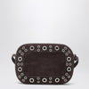 Valentino Garavani Nellcôte bag brown in suede with studs and rivets