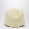 Valentino Garavani Vlogo Signature hat in cream colour wool