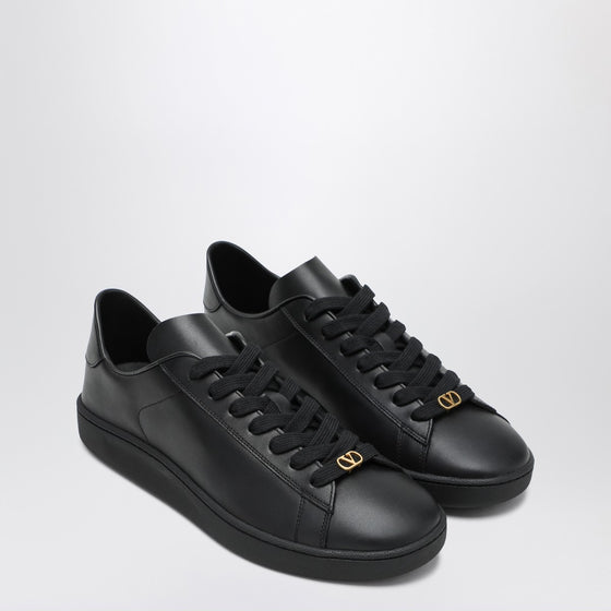Valentino Garavani Black leather Royco sneakers