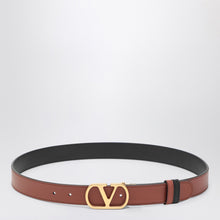  Valentino Garavani Reversible Vlogo Signature belt brown/black