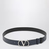 Valentino Garavani Reversible Vlogo Signature belt Black/Marine