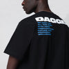 DAGGER Faded black T-shirt with logo print
